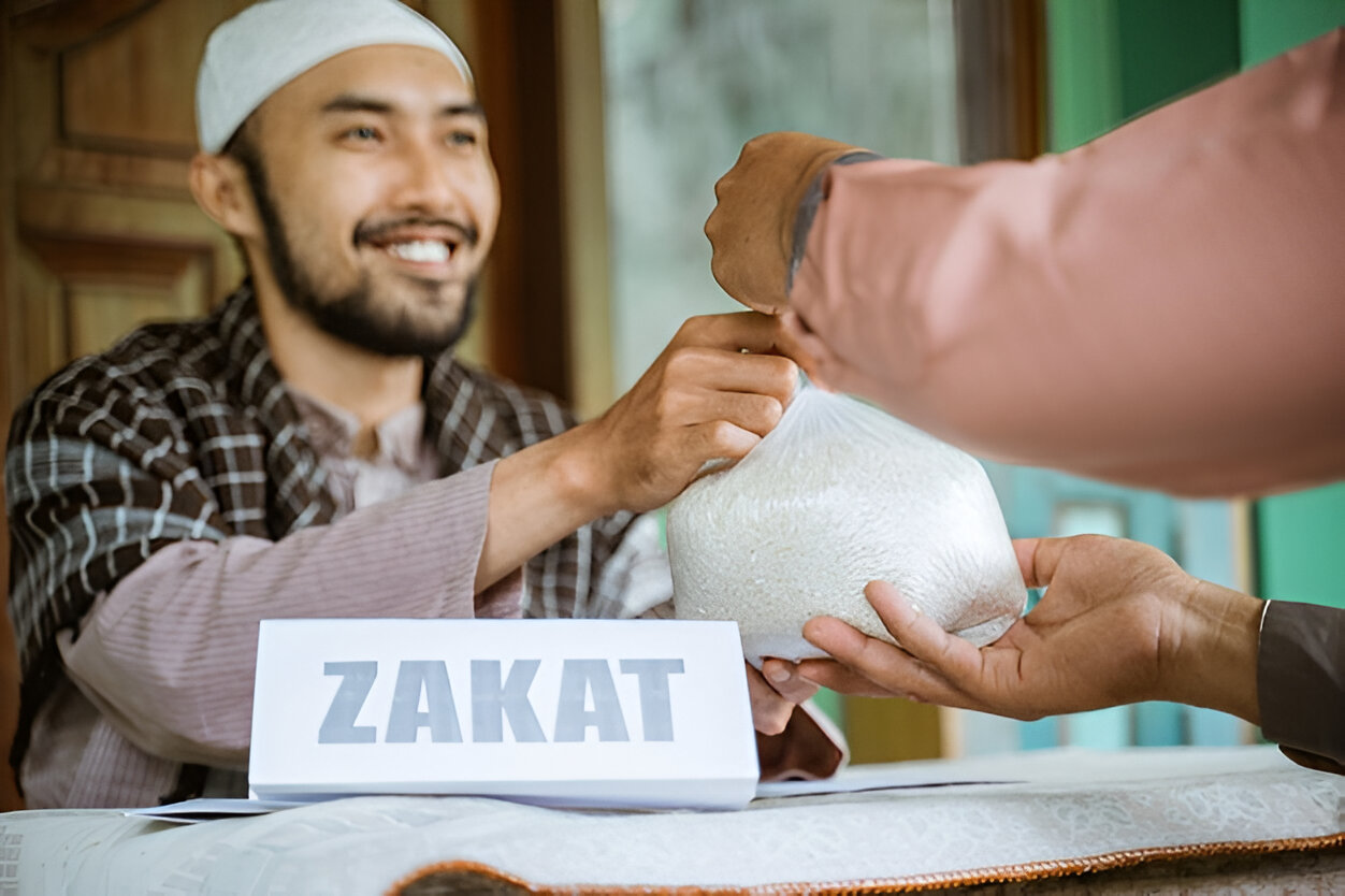 Zakat Committee distributing funds